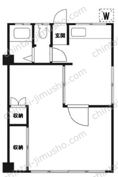 原宿マンション3Fの間取図