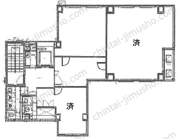 日本橋大江戸ビル5Fの間取図