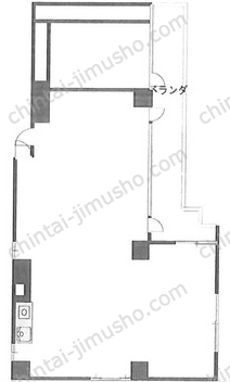 ラポール川上ビル3Fの間取図