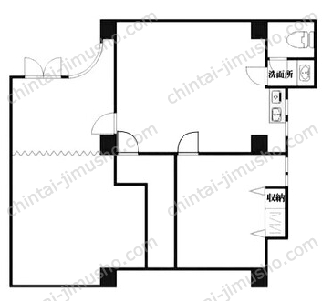 ドミール下井草B1Fの間取図