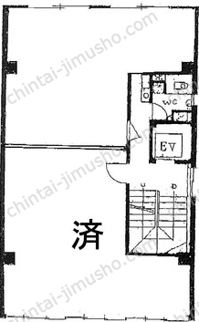 第2中央ビル5Fの間取図