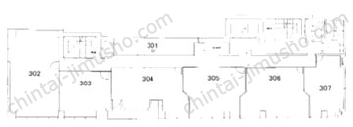 ル・グラシエルBLDG.73Fの間取図