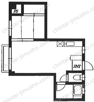 杉山ビル2Fの間取図