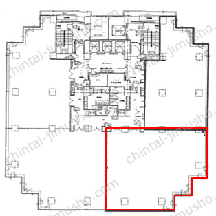 勝どきサンスクエア8Fの間取図