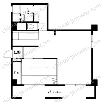 南青ハイツ7Fの間取図