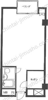 五月女ビル3Fの間取図