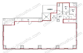 藤和神田錦町ビル3Fの間取図