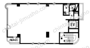 CREA赤坂3Fの間取図