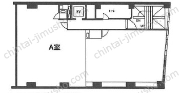 ダイヤモンドビル4Fの間取図