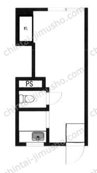 七福ビル2Fの間取図