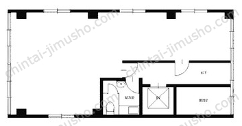 三竹ビル4Fの間取図