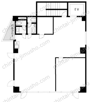 小田中ビル3Fの間取図