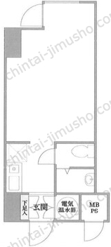 ノア道玄坂7Fの間取図