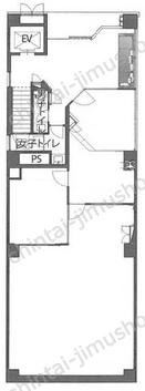 BizSQUARE 築地1Fの間取図