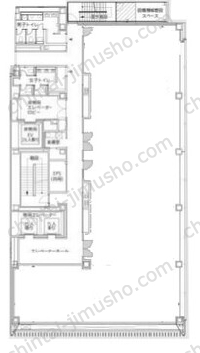 メルクロスビル3Fの間取図