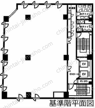 大洋建設関内ビル7Fの間取図