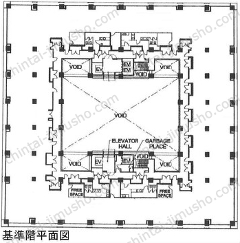 the SOHO12Fの間取図