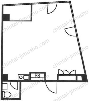 クリヤマビル4Fの間取図