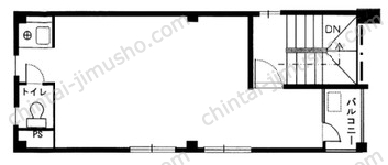 原ビル3Fの間取図