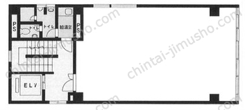 一松ビル2Fの間取図