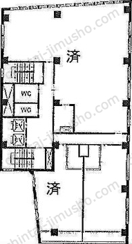 西脇ビル6Fの間取図