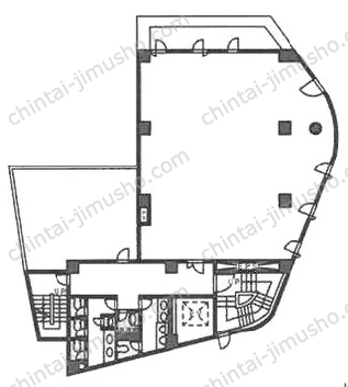 甘酒屋ビル6Fの間取図