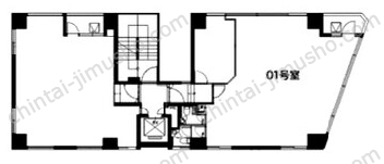 合人社東京秋葉原ビル8Fの間取図