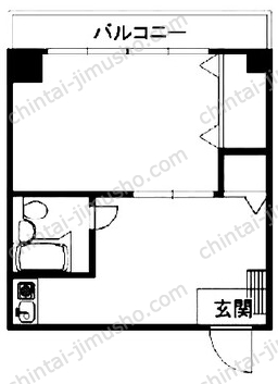 プランドール赤坂4Fの間取図