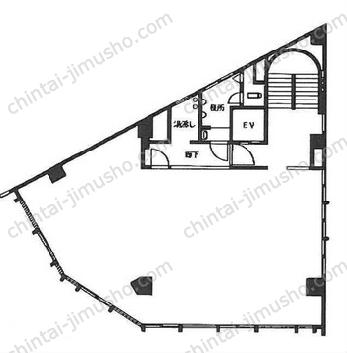 アトラスビル5Fの間取図