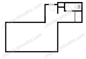 新宿Qフラットビル8Fの間取図