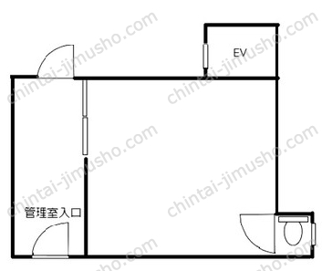 西新宿パラガハイツ／パラガイハイツ1Fの間取図