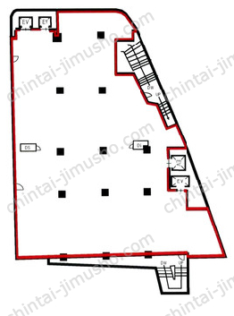 POPビル6Fの間取図