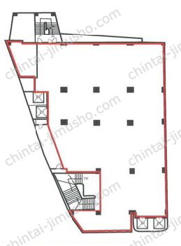 POPビル4Fの間取図