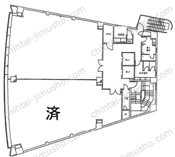 損保ジャパン日本興亜蒲田ビル3Fの間取図