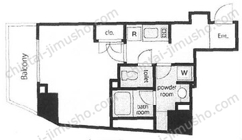 VORT渋谷松濤residence5Fの間取図