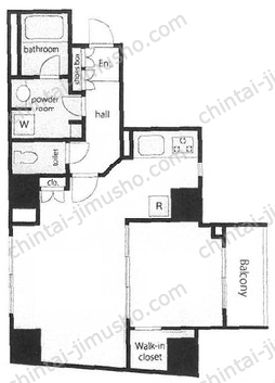 VORT渋谷松濤residence11Fの間取図