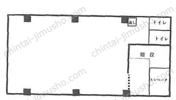 銀座S2ビル4Fの間取図