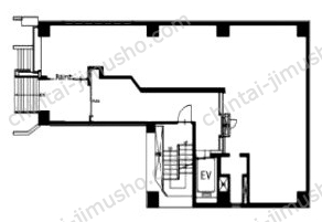 ワールド四谷ビル1Fの間取図