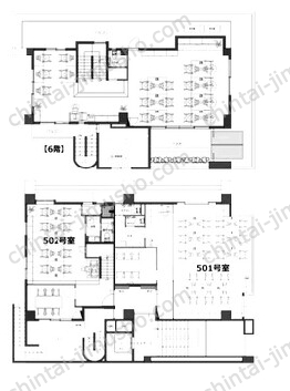 四谷荒木町スクエア一括貸の間取図