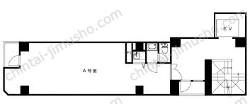 ASA東山ビル5Fの間取図