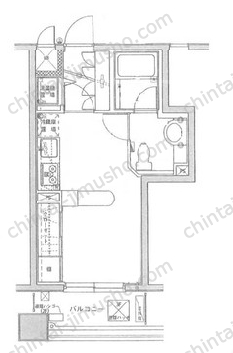 アクシア原宿／AXIA原宿3Fの間取図