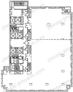 新横浜TECHビル B館12Fの間取図