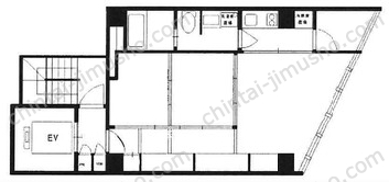 ZA SUITE 日本橋5Fの間取図