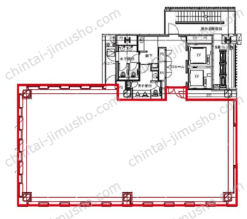 渋谷S.野口Bldg.4Fの間取図