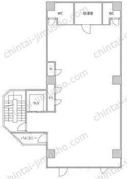 千住ビル55Fの間取図