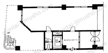 ムラサワ第Ⅱビル1Fの間取図