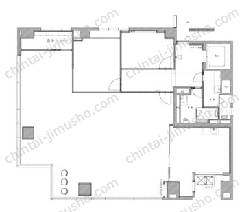 ＋SHIFT GINZA EAST5Fの間取図