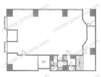 ゼネラル神田ビル1Fの間取図