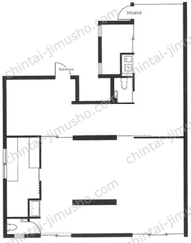 羽根木テラス1Fの間取図