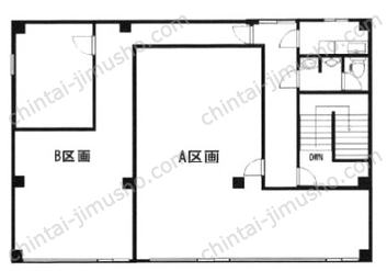 天池ビル4Fの間取図